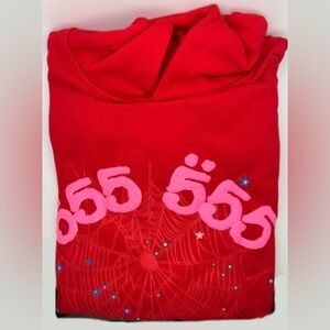 Red Sp5der hoodie L